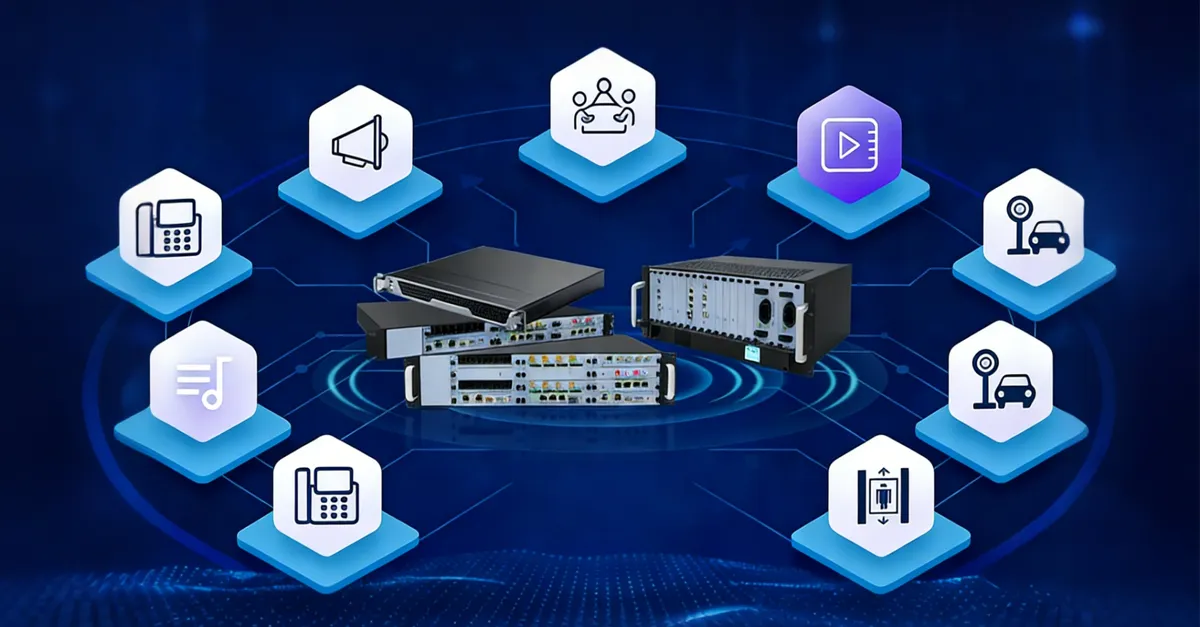 Recursos avançados e comunicações unificadas