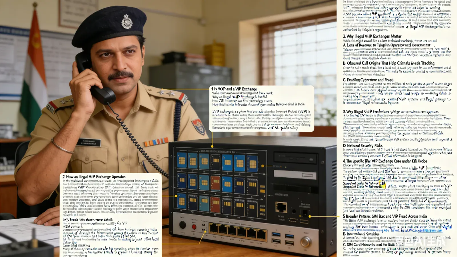 O que é um VoIP Exchange e por que está sob investigação CBI