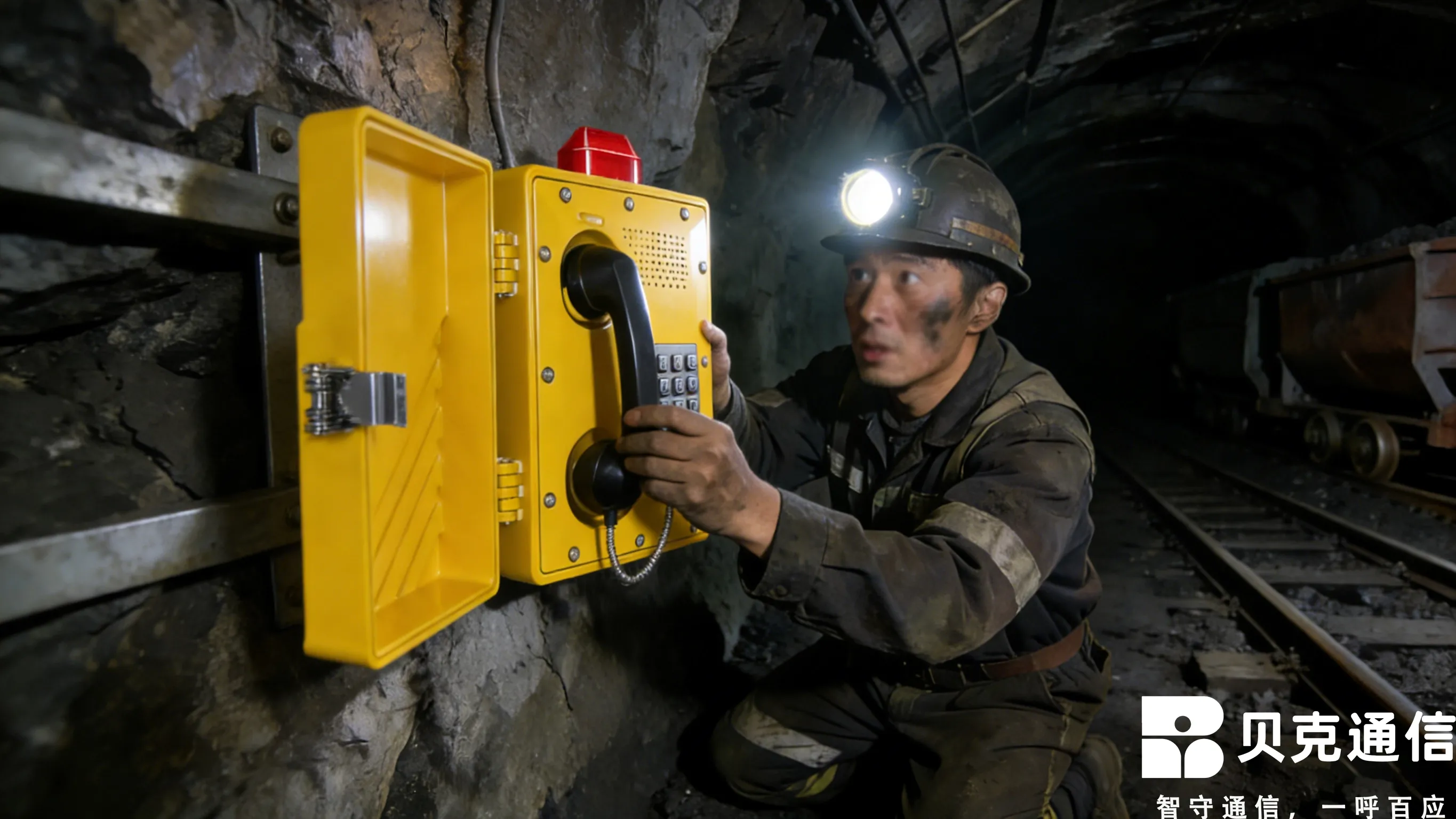 Telefones à prova de explosão Funções de chamada de emergência e resposta de seg