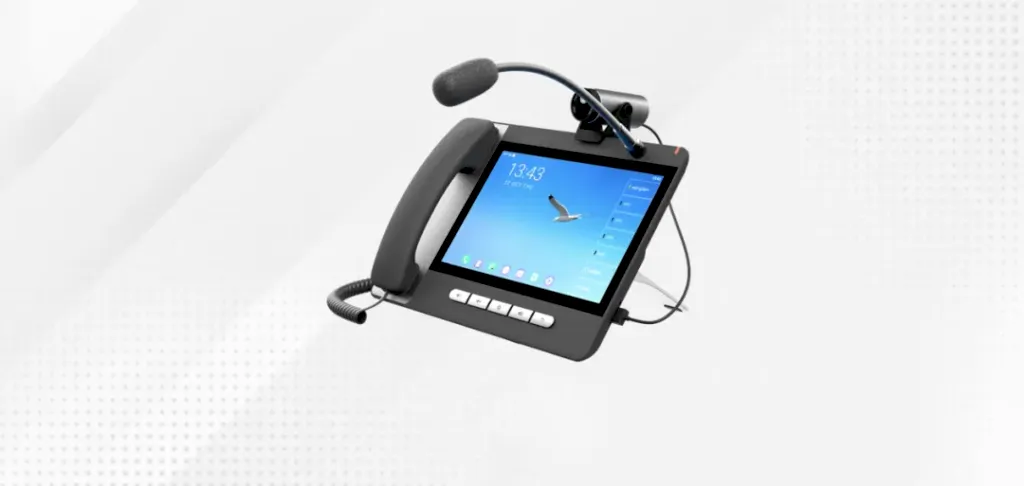 Telefone IP de Vídeo com Ecrã Grande Telefone IP de Vídeo com Ecrã Grande