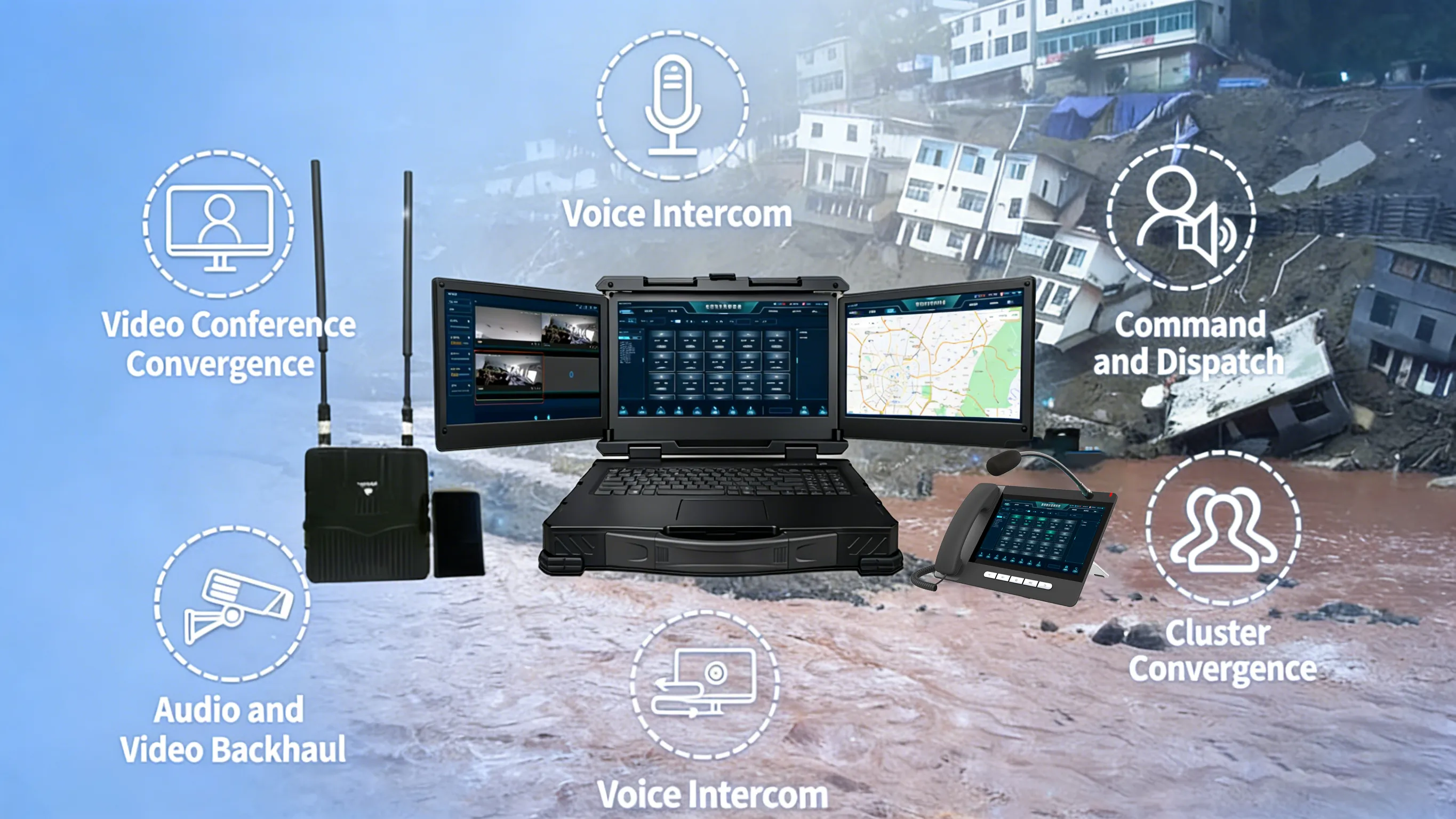 Caixas de comando de emergência no local: Soluções de comunicação e comando conf