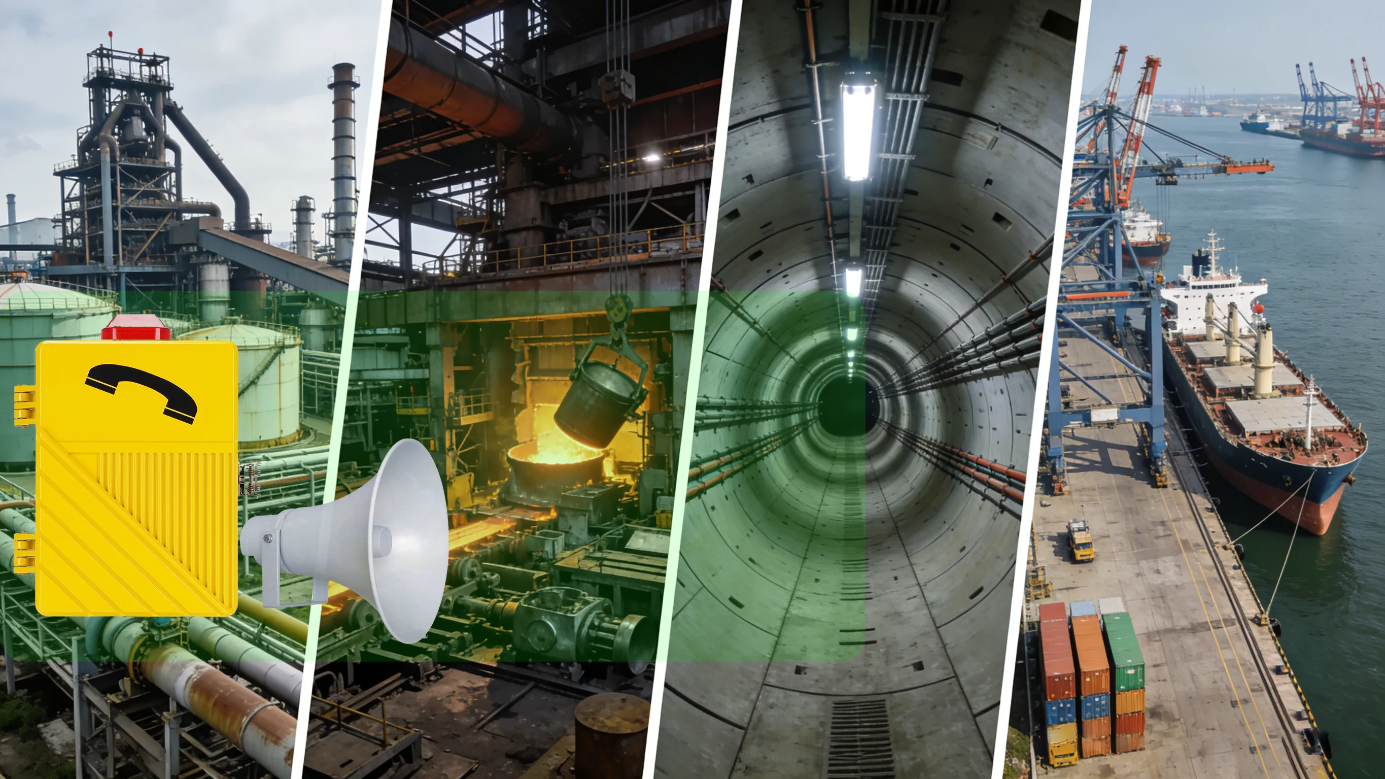 Os cenários de aplicação da função de transmissão da estação de comunicação à prova de explosão