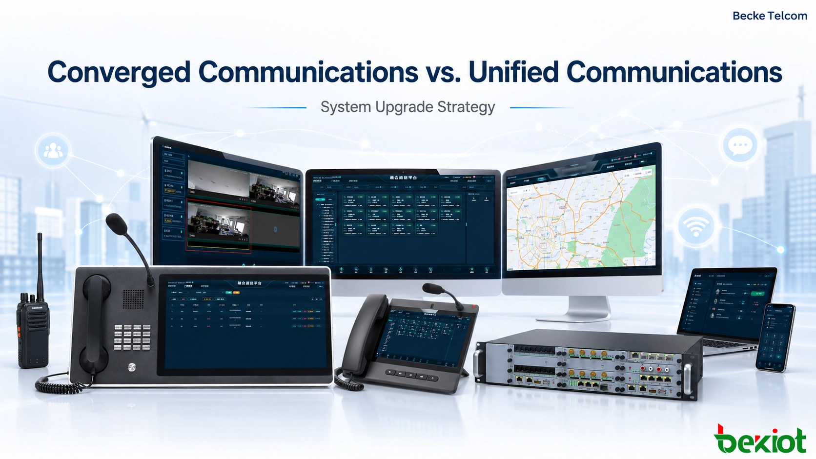Comunicações convergentes vs. comunicações unificadas: diferenças e estratégia de atualização do sistema